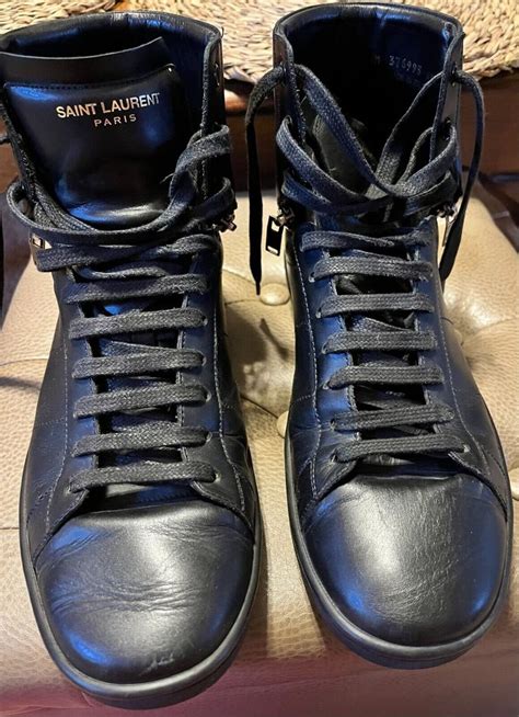 ysl mens high tops poshmarks|Yves Saint Laurent .